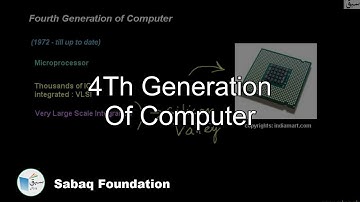4rth Generation of Computer, Computer Science Lecture | Sabaq.pk