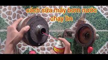 điện cơ tài út, hướng dẫn thay bạc đạn + phốt máy bơm, sữa máy bơm có tiếng ồn lớn
