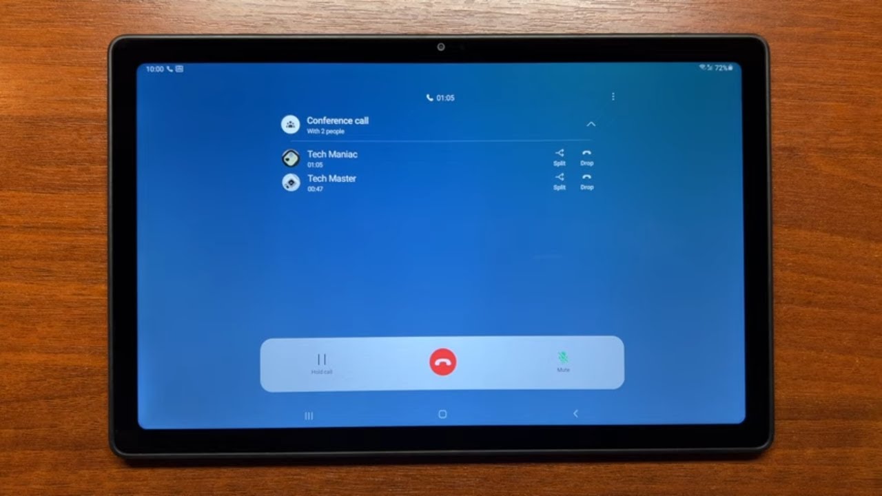 Samsung Galaxy Tab A7 LTE Call Waiting, Holding, Swapping & Conference