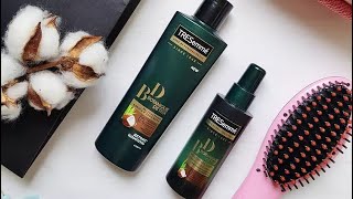 #ريفيو عن شامبو تريسمي للشعر الجاف 👩🏻‍🦱اتصدمت منه😟 tresemme shampoo