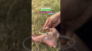 New Designer !! Silver kada Payal, with 70% discount on instant first order #ytshorts #kadapayal