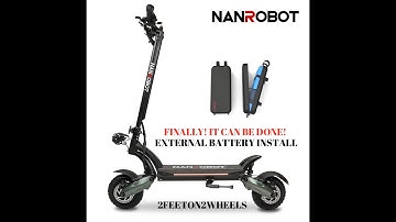 External Battery Pack ON A NANROBOT Installation Video (52v 23ah-52v 26ah) HOW TO INSTALL IT ALL!!!