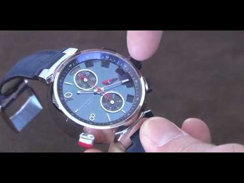 Louis Vuitton Tambour GMT Reveil Q1155 Alarm Automatic Men's Watch wit –  Blue Ribbon Rarities