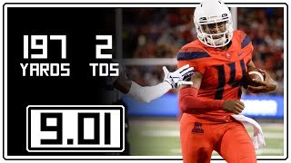 Khalil Tate Full Highlights Arizona vs BYU || 9.01.18 || 197 Yards, 2 Total TDs