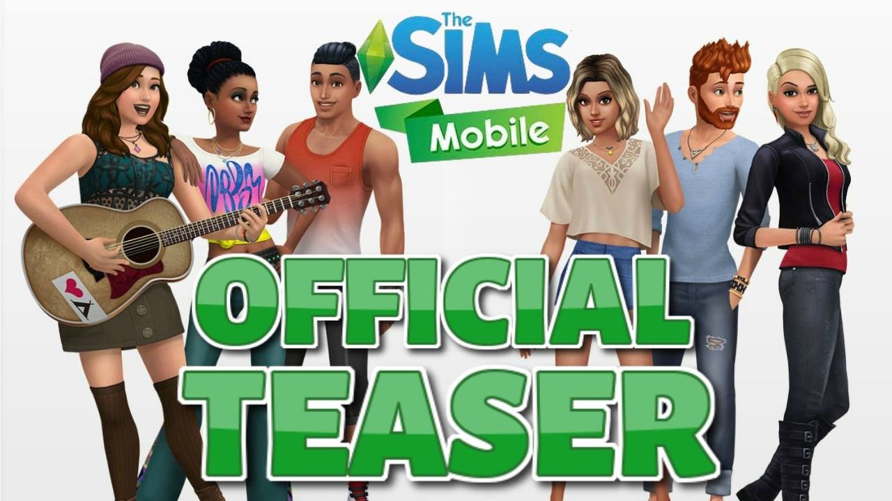 The Sims 4 OFFICIAL MOBILE APP TEASER REACTION YouTube