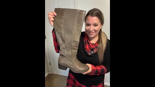 Perfect wide calf boot !! Comfy heel