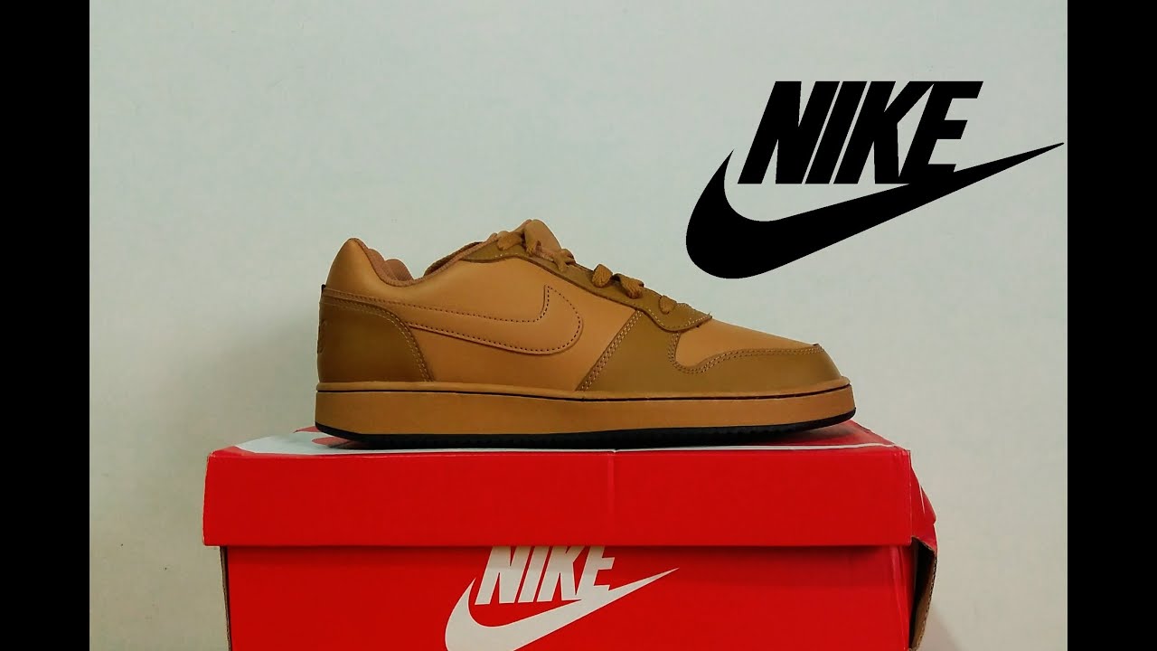 Nike Ebernon Low wheat | Nike mostaza/café/dorado/amarillo | Nike Low - YouTube