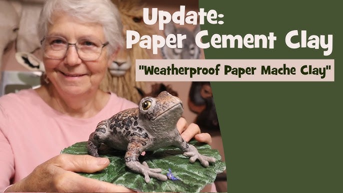 Using Powdered Drywall Joint Compound For Air Dry Clay • Ultimate Paper  Mache