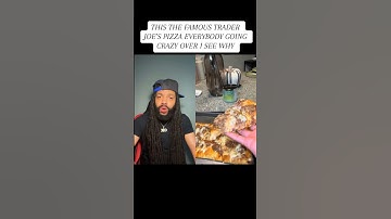 This the famous Trader Joe’s pizza everybody going crazy over I see why #youtubeshorts #shorts