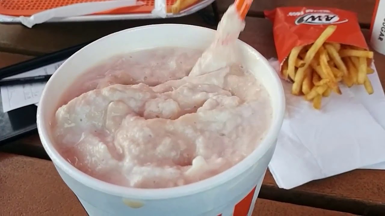 A&W Freeze Root Beer Drink YouTube