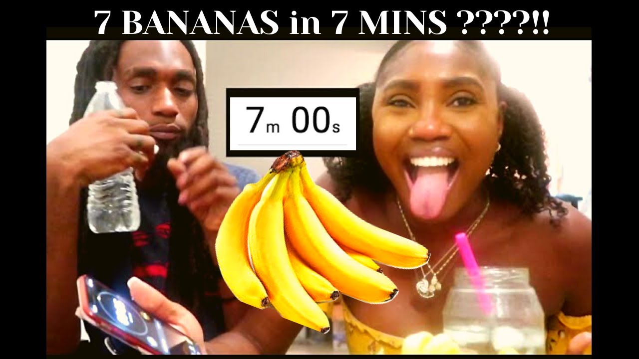7 BANANAS in 7 MINUTES????! GOING BANANAS CHALLENGE YouTube