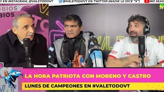 Guillermo Moreno con Roña Castro y Diego Moranzoni en 