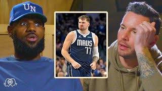 Defending Luka Doncic is a Riddle | LeBron James and JJ Redick screenshot 3