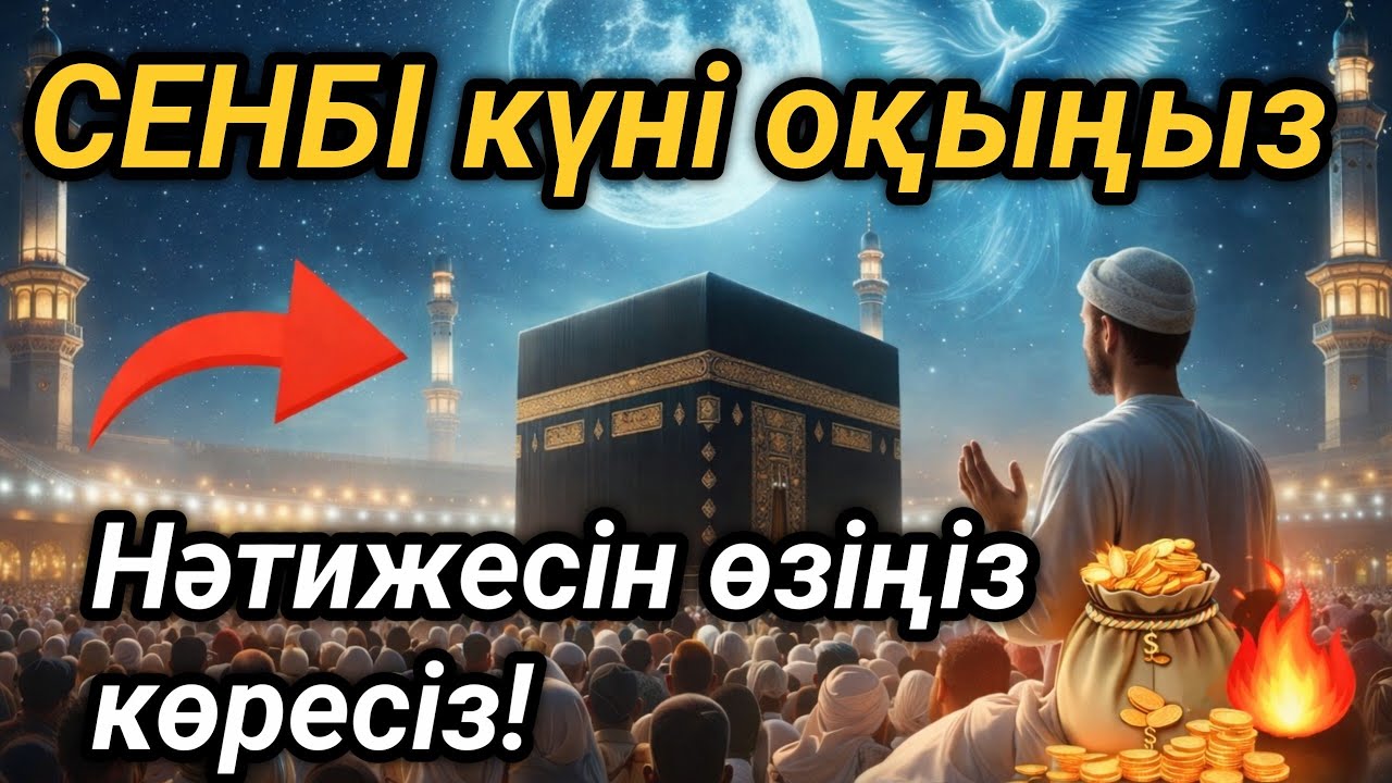 🤲СЕНБІ күні бұл сурені міндетті түрде қосыңыз. Нәтижесін көресіз, 