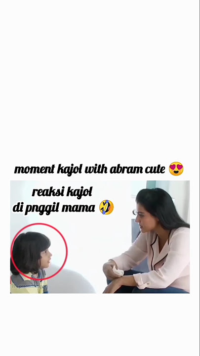 Kajol's Playful Moment with SRK son's Abramkhan #shorts #viral #shortsfeed #kajol #srk