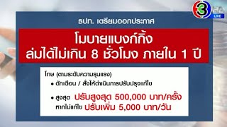 แบงก์ชาติฮึ่ม จ่อออกกฎเข้ม แอปธนาคารล่มได้ไม่เกิน 8 ชม.ต่อปี ปรับสูงสุดครึ่งล้าน