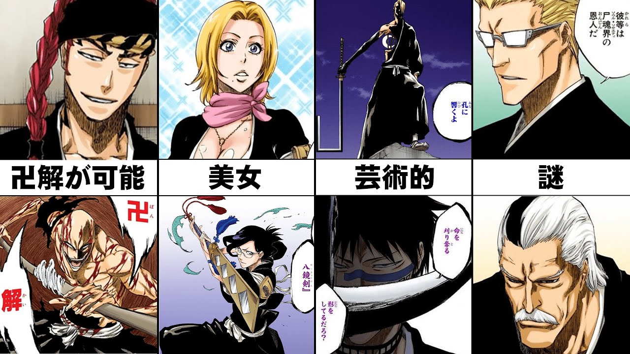 Bleach 110年前の護廷十三隊 隊長 クイズ ブリーチキャラ紹介 的youtube視頻效果分析報告 Noxinfluencer