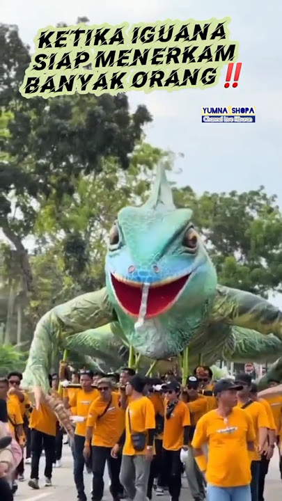 When the Big Iguana is ready to attack many people‼️#dj #remix #dance #carnival #shorts #feedshorts