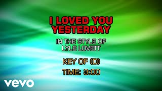 Vídeo de I Loved You Yesterday
