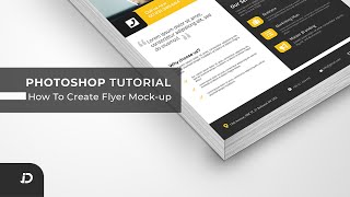 How to create realistic flyer mock-up in Photoshop cc 2020? Photoshop Tutorial