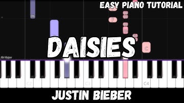 Thumbnail of Justin Bieber - DAISIES (Easy Piano Tutorial)