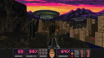 Doom 2 - Ancient Aliens (Map 8: Ancient Aliens): UV-Fast 100% (WAD Author: skillsaw)