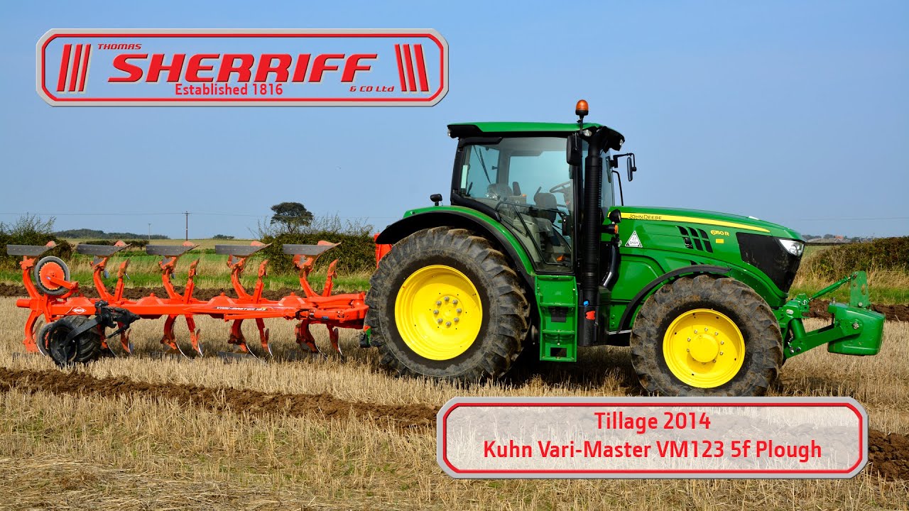 Kuhn VM123 5furrow mounted plough