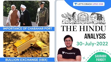 The Hindu Editorial Analysis | 30th July 2022 | Saurabh Pandey | Let