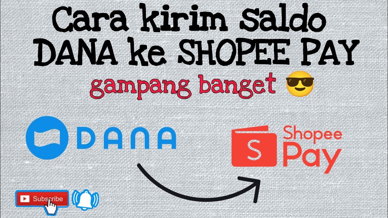 cara kirim saldo DANA ke Shopee Pay 