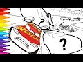 Compilation - McQueen vs Next-Gen Racers . CARS 3 2.0 Drawing and Coloring Pages | Tim Tim TV