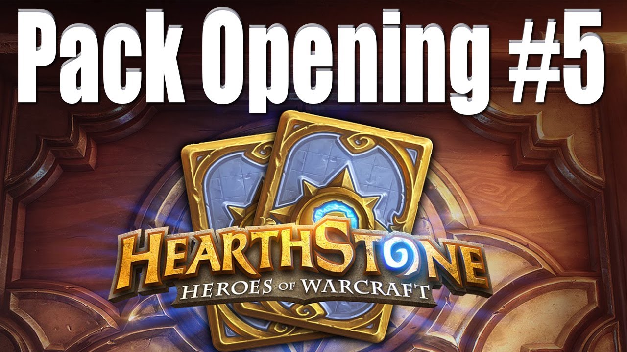 Hearthstone 5 Pack Opening #5 - God Pack