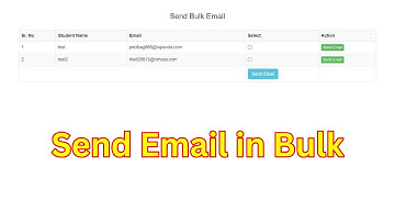 How to send Email in bulk using PHP | Send Email | Bulk Email | Bot Coder | #php #email #bulkemail