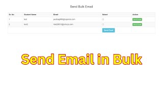 How to send Email in bulk using PHP | Send Email | Bulk Email | Bot Coder | #php #email #bulkemail