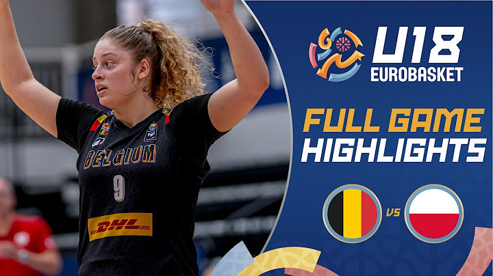 Belgium 🇧🇪 grind for crucial win over Poland 🇵🇱 to punch ticket to #U18EuroBasket Semi-Finals!
