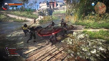 The Witcher 3 Longest Continuous Whirl - Awesome Blood Trails - Jan Rodo Techno
