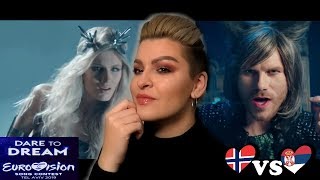 Nevena Božović - Kruna - Serbia 🇷🇸 VS KEiiNO - Spirit In The Sky - Norway 🇳🇴 | ESC 2019 | РЕАКЦИЯ