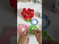 Crochet some small flower storage trays | Check tutorial in my channel  #crochet