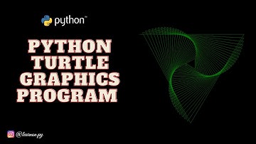 Python Turtle Graphics - 4 | Amazing Python Turtle Design |