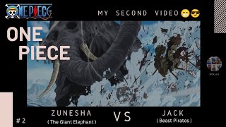 One Piece - Zou Arc l Zunesha (The Giant Elephant) VS Jack (Beast Pirates) English Dubbed ep- 774