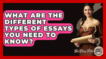What Are The Different Types Of Essays You Need To Know? - The Prose Path