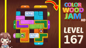 Color Wood Jam Level 167 Solution Walkthrough