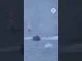 Russia blows up Ukrainian drone boat during alleged sabotage attack