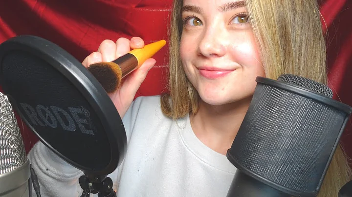 ASMR MIC TEST! SEVEN Triggers! Rode NT1-A vs. AT2020 USB! Crinkles, Brushing, Whispering...