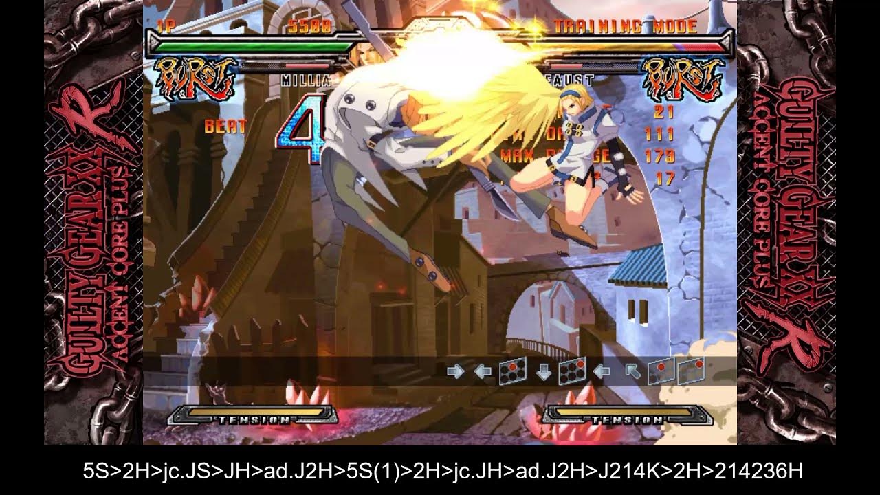 Guilty Gear -STRIVE- : Bridget Combos (Intermediate Combo) 