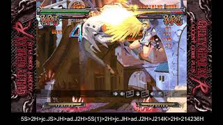 Guilty Gear XX Accent Core Plus R - Millia Combos