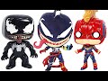 Wow! Captain Marvel transform into Venomized Captain Marvel! | DuDuPopTOY