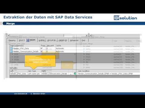Stammdatenmigration nach SAP MDM mit Hilfe von SAP Data Services - Level 1