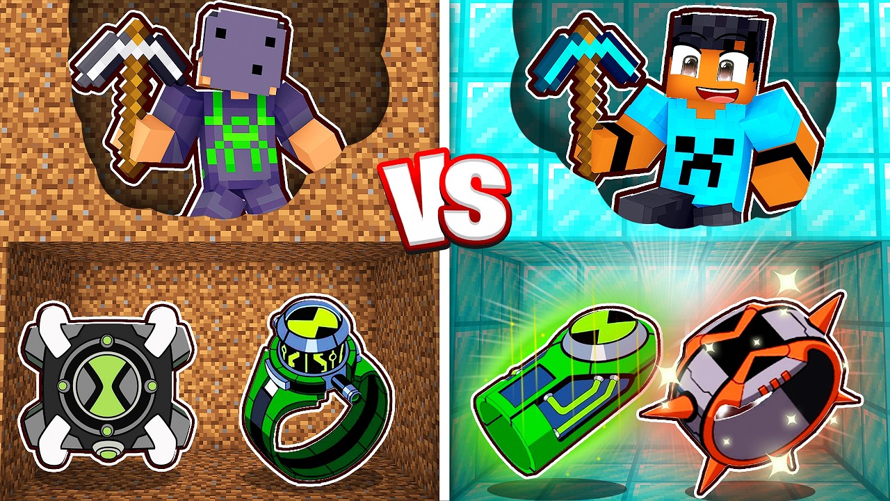 Encontrei OMNITRIX ENTERRADOS no Minecraft!