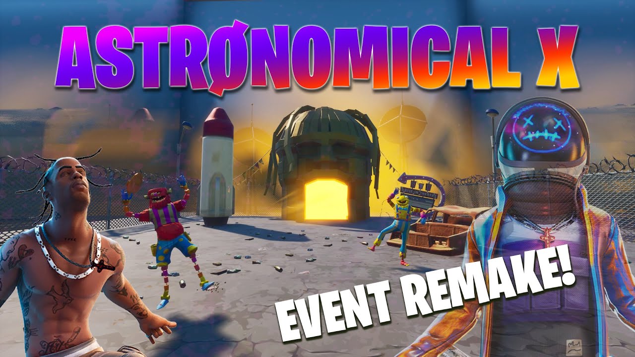 Travis Scott REMAKE - FULL EVENT 🚀🌑Astr∅nomical X 🎢🎡 - 7663-5356-9274