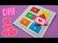 💖DIY Hermosa tarjeta con sobres de colores 😘 Manualidades para San Valentín 💖Valentine's day Card